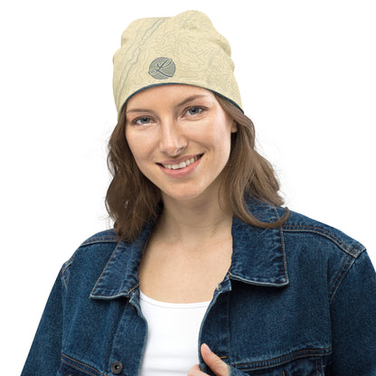 the Geo Beanie - Slate