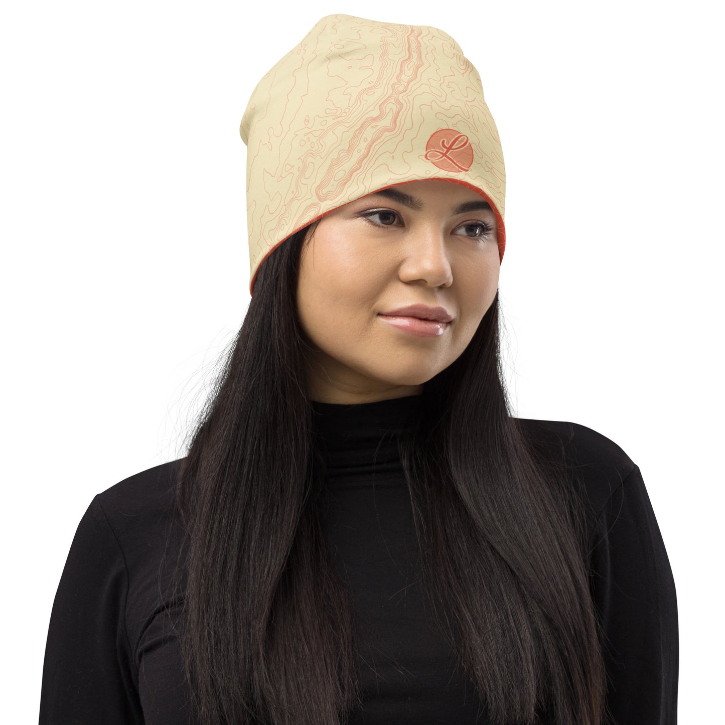 the Geo Beanie - Clay