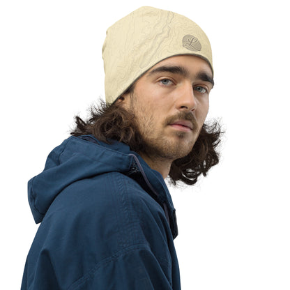 the Geo Beanie - Moss