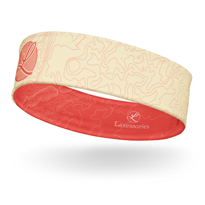 the Geo Headband - Coral